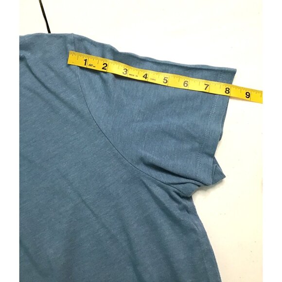 GOODIELLOW- MENS BLUE SOLID SHORT SLEEVE T-SHIRT SIZE LARGE - Picture 4 of 7